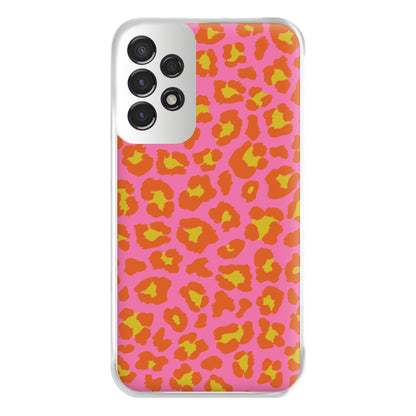 Vibrant Cheetah Print Phone Case for Galaxy A53