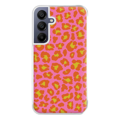Vibrant Cheetah Print Phone Case for Galaxy A16