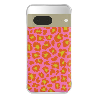 Vibrant Cheetah Print Phone Case for Google Pixel 7a