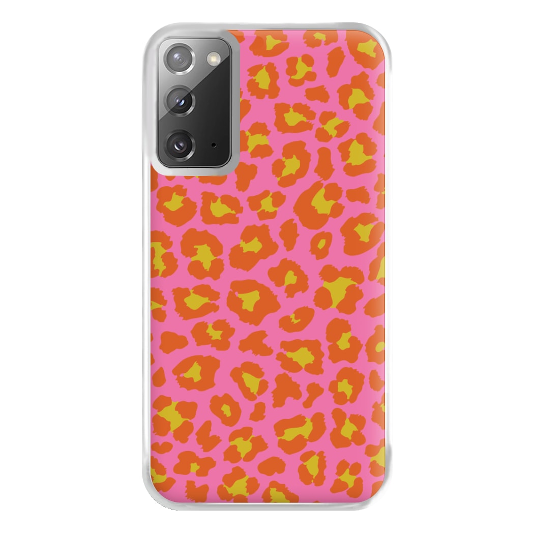 Vibrant Cheetah Print Phone Case for Galaxy Note 20 Ultra