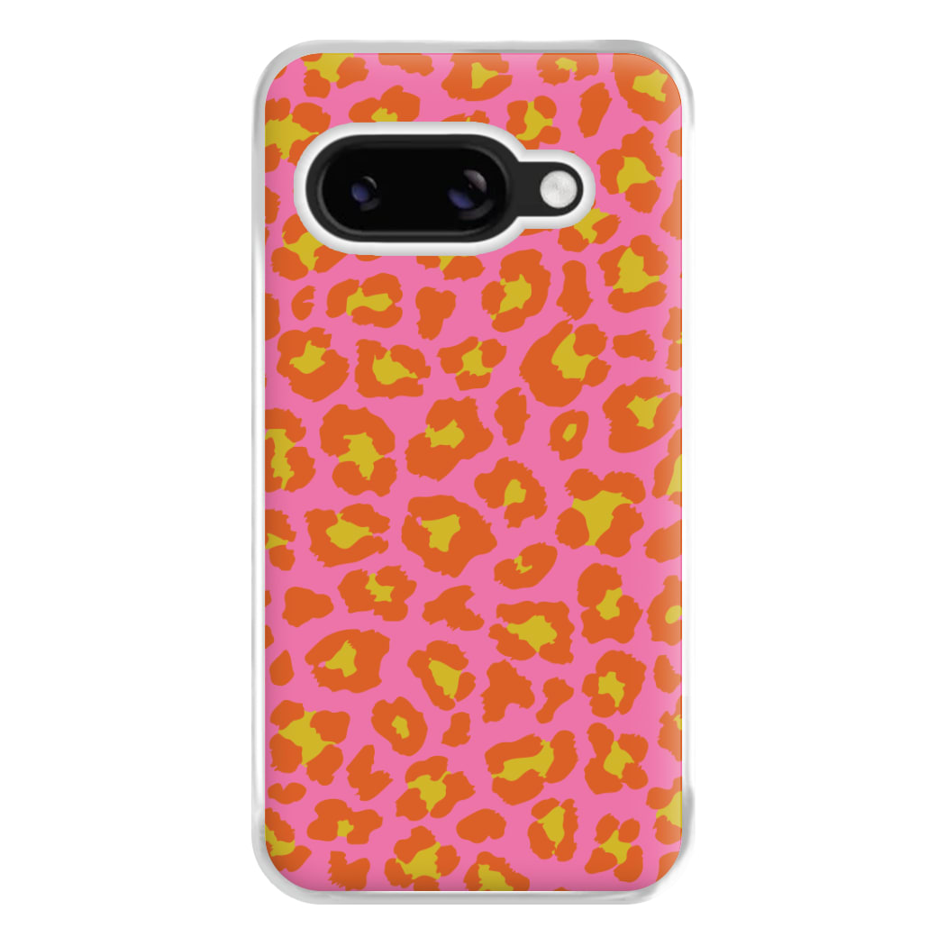 Vibrant Cheetah Print Phone Case for Google Pixel 8a