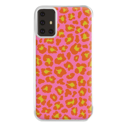 Vibrant Cheetah Print Phone Case for Galaxy A71