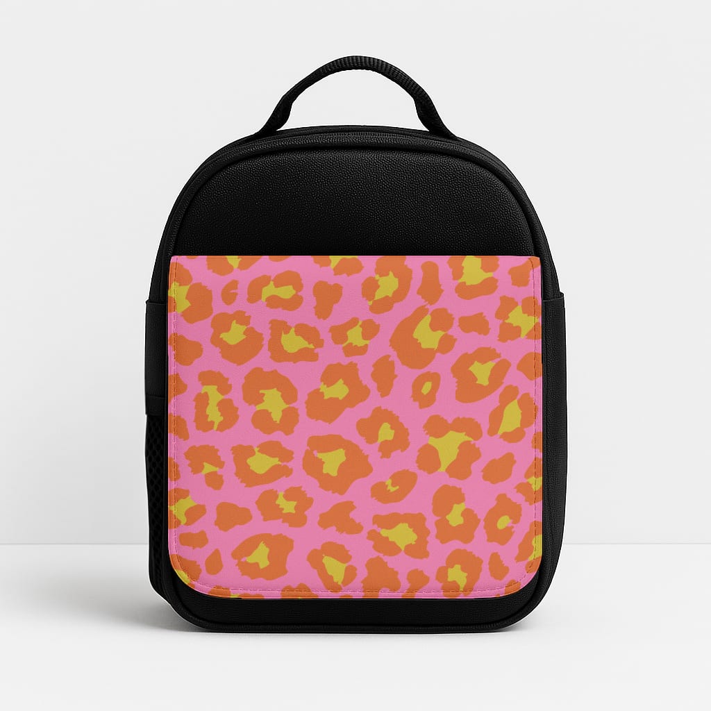 Vibrant Cheetah Print Insulated Lunchbox