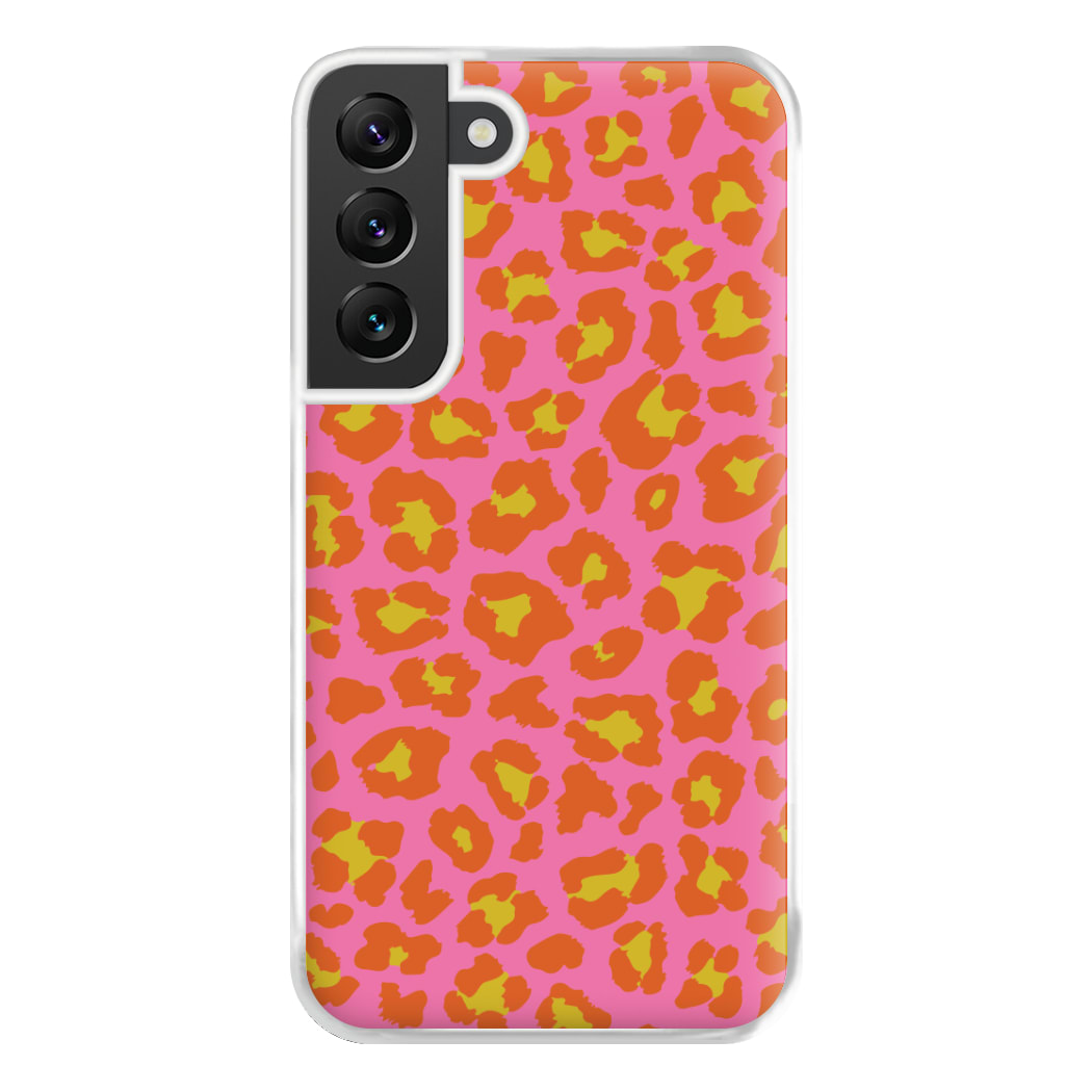 Vibrant Cheetah Print Phone Case for Galaxy S22 Plus