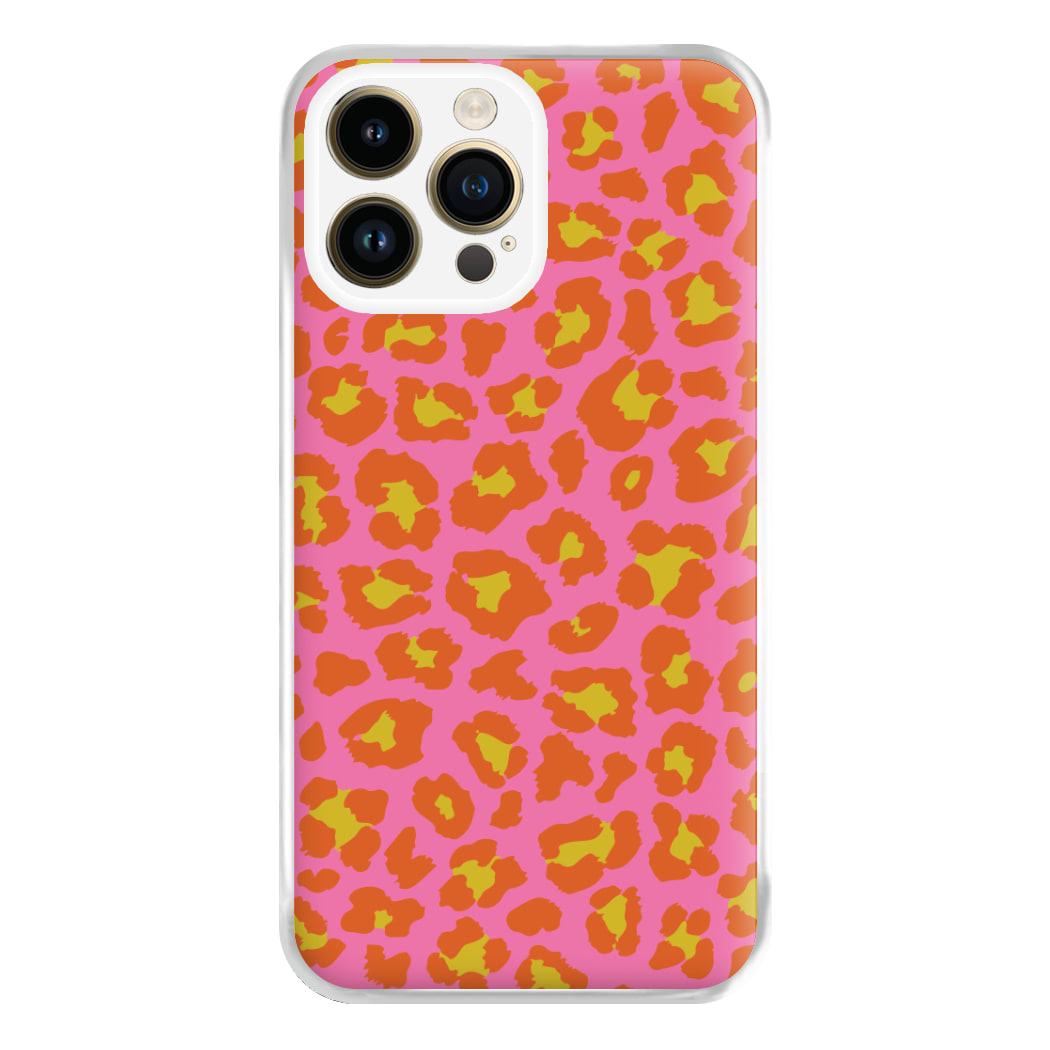 Vibrant Cheetah Print Phone Case for iPhone 14 Pro Max