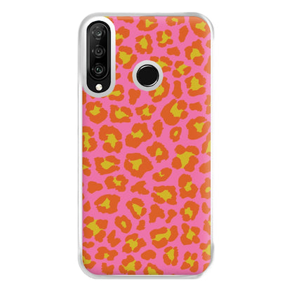 Vibrant Cheetah Print Phone Case for Huawei P30 Lite