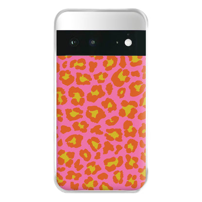 Vibrant Cheetah Print Phone Case for Google Pixel 6a