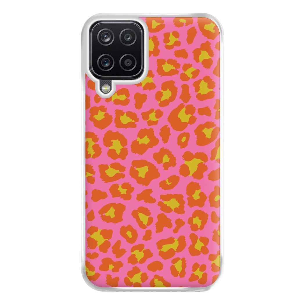 Vibrant Cheetah Print Phone Case for Galaxy A12