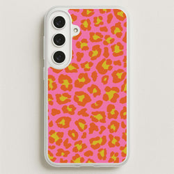 Vibrant Cheetah Print Phone Case for Galaxy S25FE