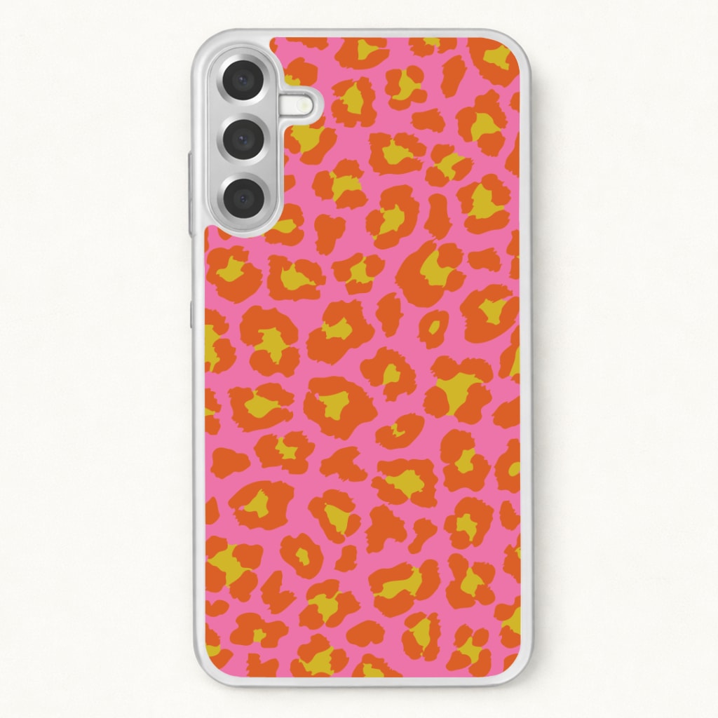 Vibrant Cheetah Print Phone Case for Galaxy A57
