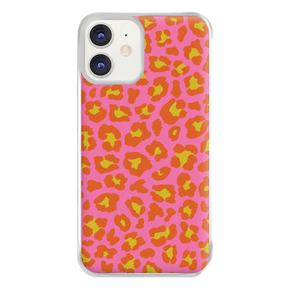 Vibrant Cheetah Print Phone Case for iPhone 12 / 12 Pro