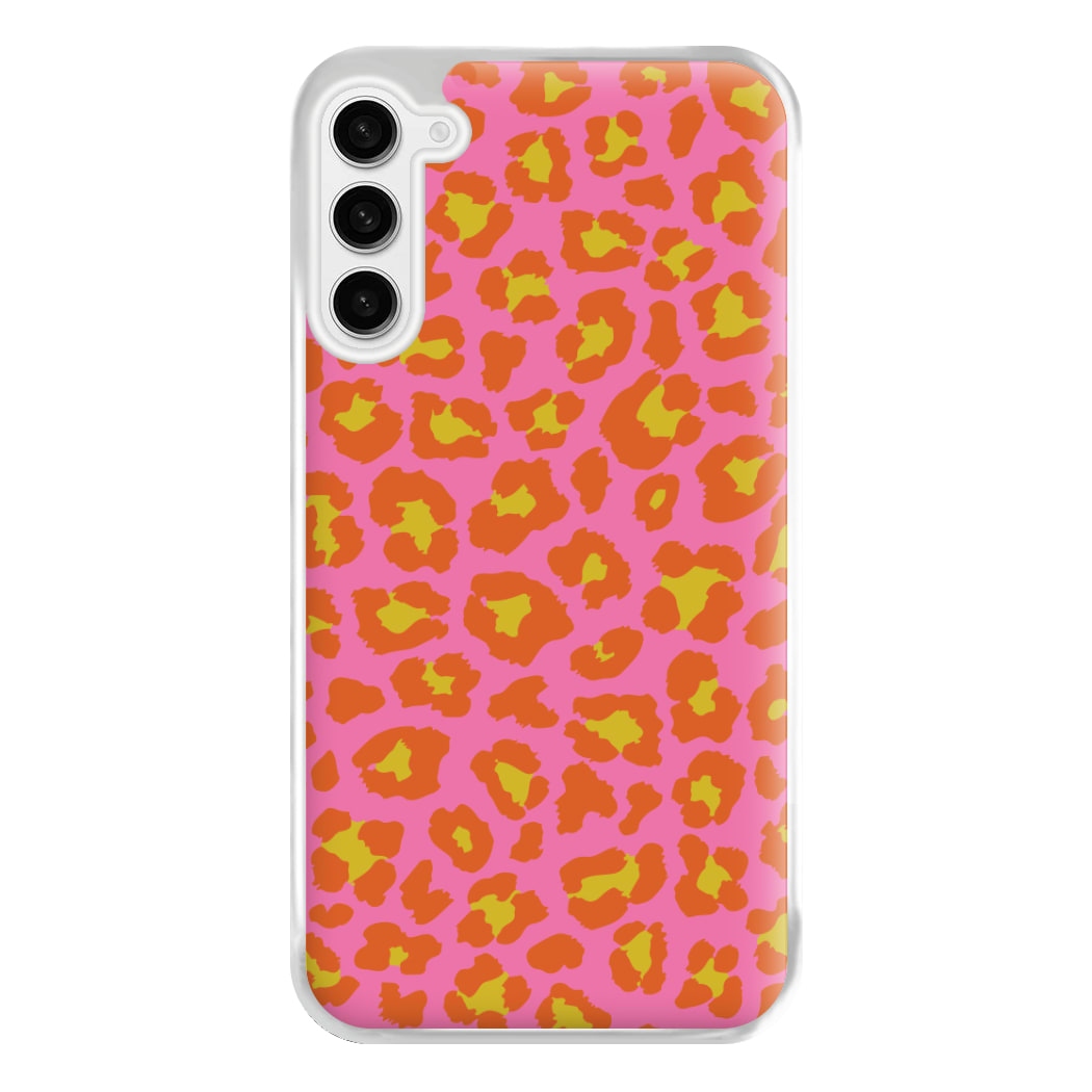 Vibrant Cheetah Print Phone Case for Galaxy S23FE