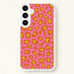 Vibrant Cheetah Print Phone Case for Galaxy S26