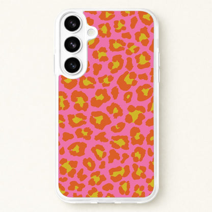 Vibrant Cheetah Print Phone Case for Galaxy S26 Plus