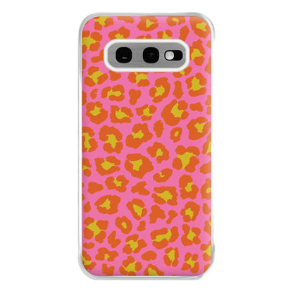 Vibrant Cheetah Print Phone Case for Galaxy S10e