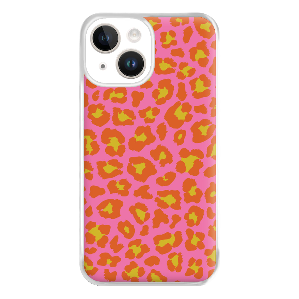 Vibrant Cheetah Print Phone Case for iPhone 14