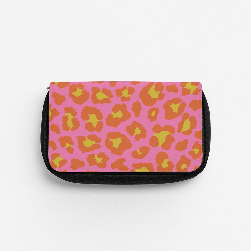 Vibrant Cheetah Print Pencil Case