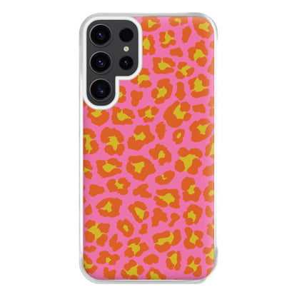 Vibrant Cheetah Print Phone Case for Galaxy S23 Ultra