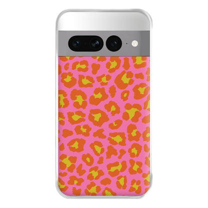 Vibrant Cheetah Print Phone Case for Google Pixel 7 Pro