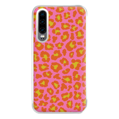 Vibrant Cheetah Print Phone Case for Huawei P30