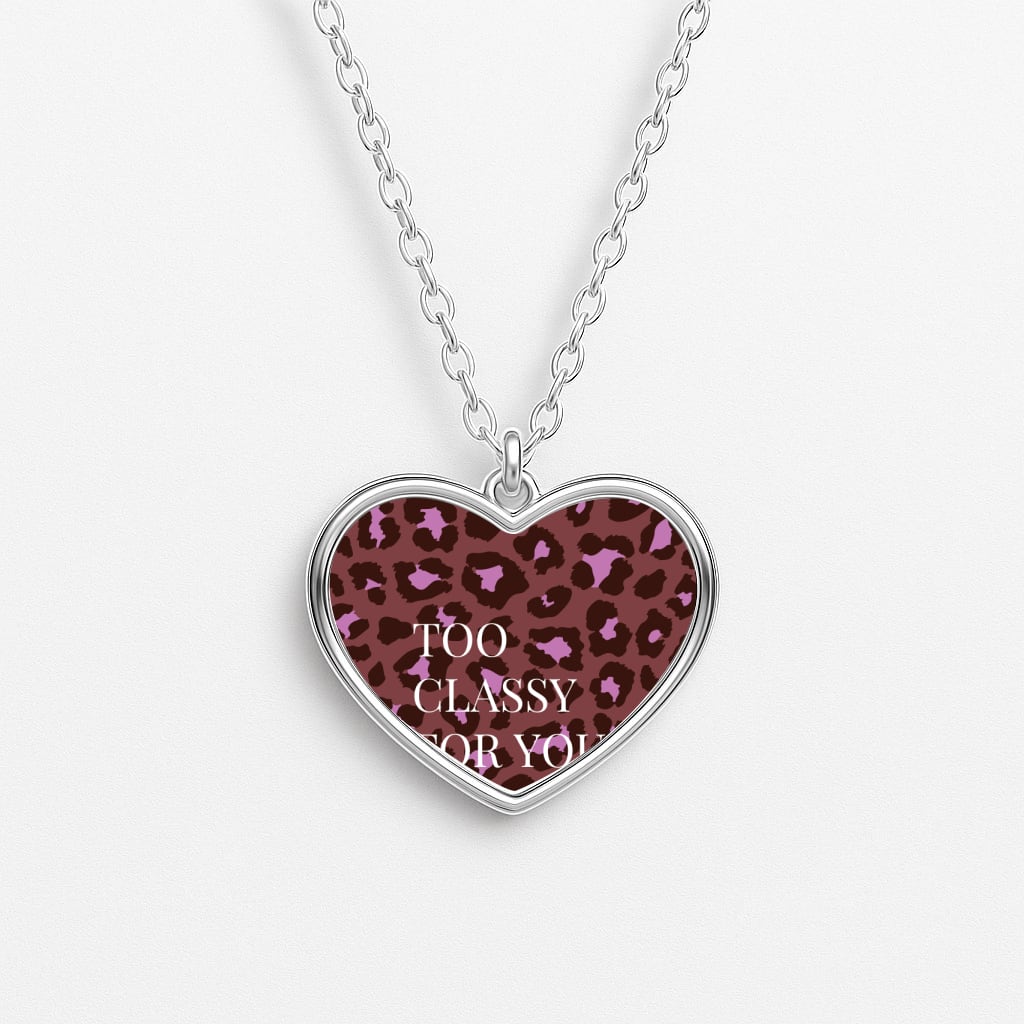 Too Classy Cheetah Print Necklace