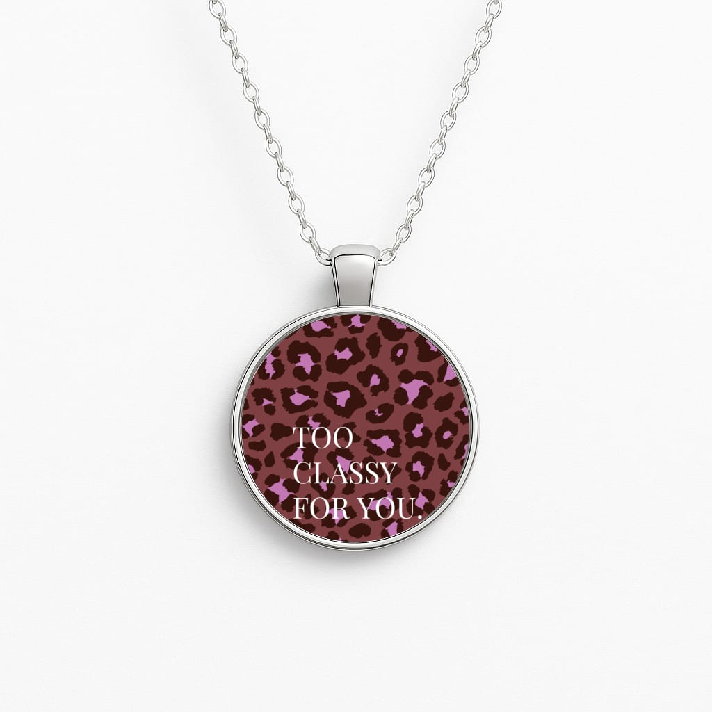 Too Classy Cheetah Print Necklace