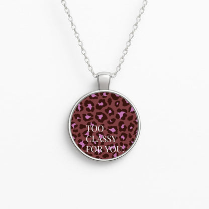 Too Classy Cheetah Print Necklace
