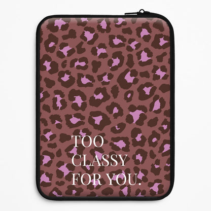 Too Classy Cheetah Print Universal Laptop Sleeve