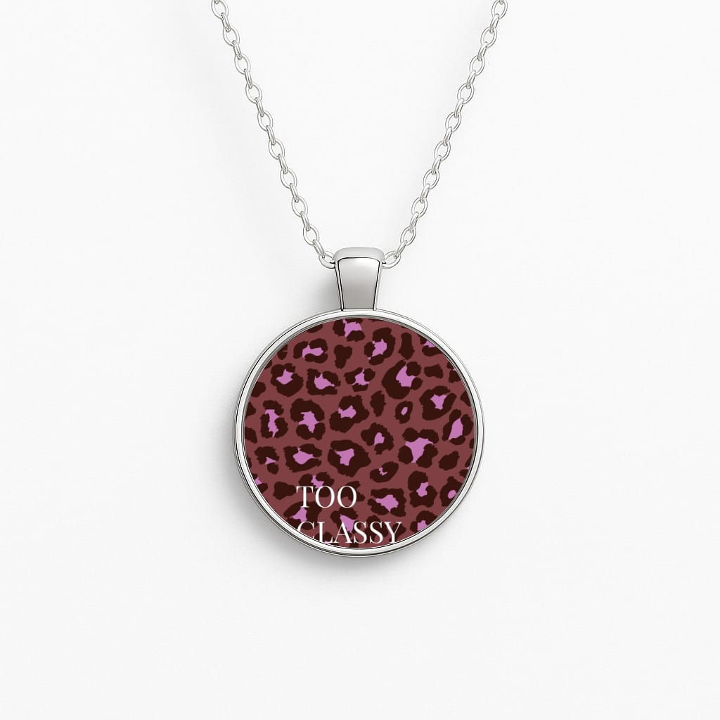 Too Classy Cheetah Print Necklace