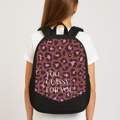 Too Classy Cheetah Print Backpack
