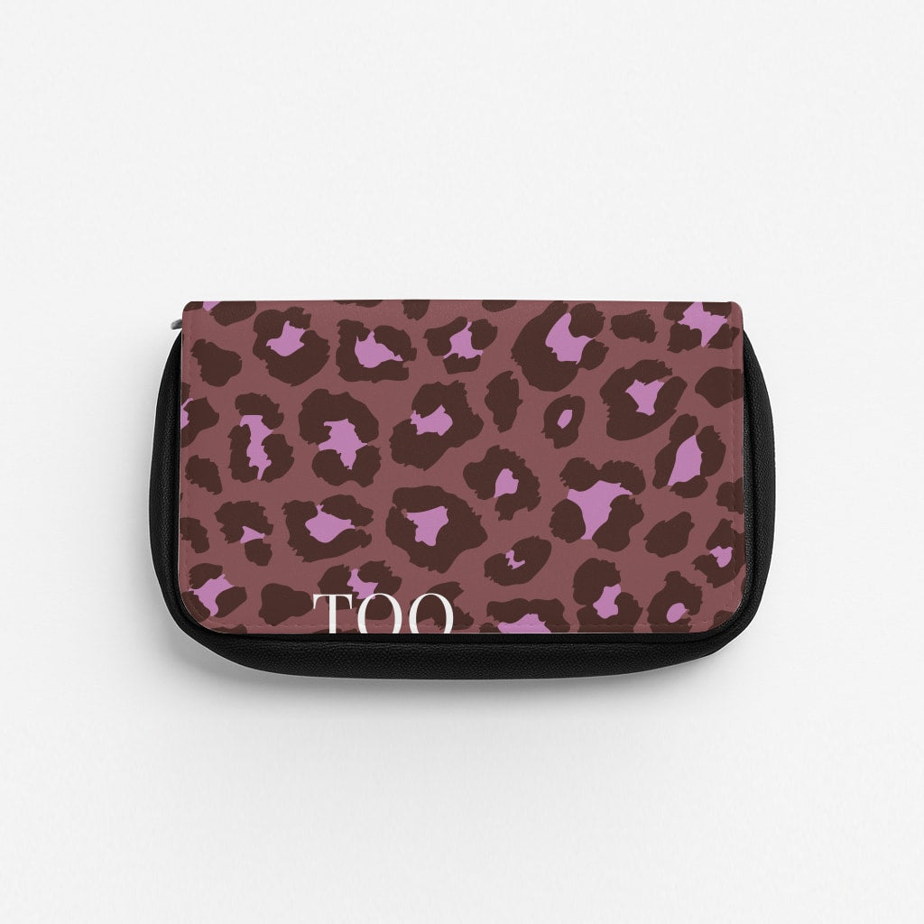 Too Classy Cheetah Print Pencil Case