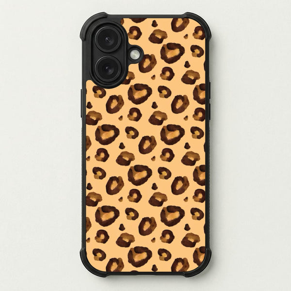 Watercolour Cheetah Print Phone Case — Bumper case