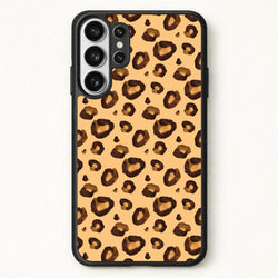 Watercolour Cheetah Print Phone Case for Galaxy S26 Ultra