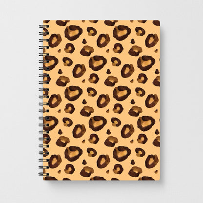 Watercolour Cheetah Print Notebook