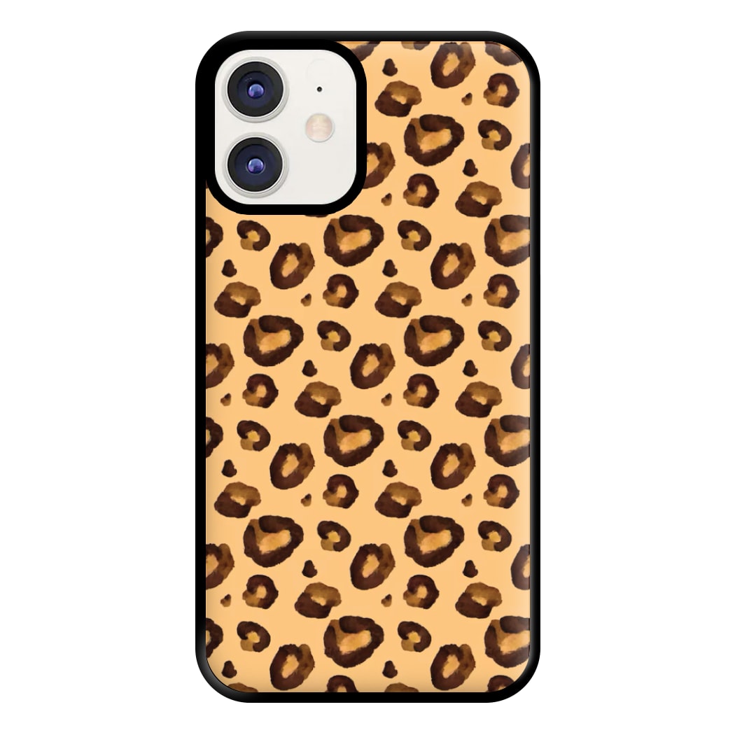 Watercolour Cheetah Print Phone Case for iPhone 11