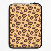 Watercolour Cheetah Print Laptop Sleeve 1