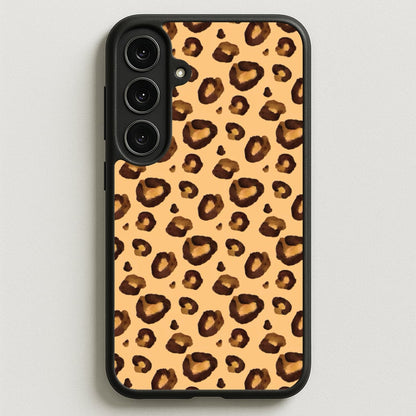 Watercolour Cheetah Print Phone Case for Galaxy S25FE