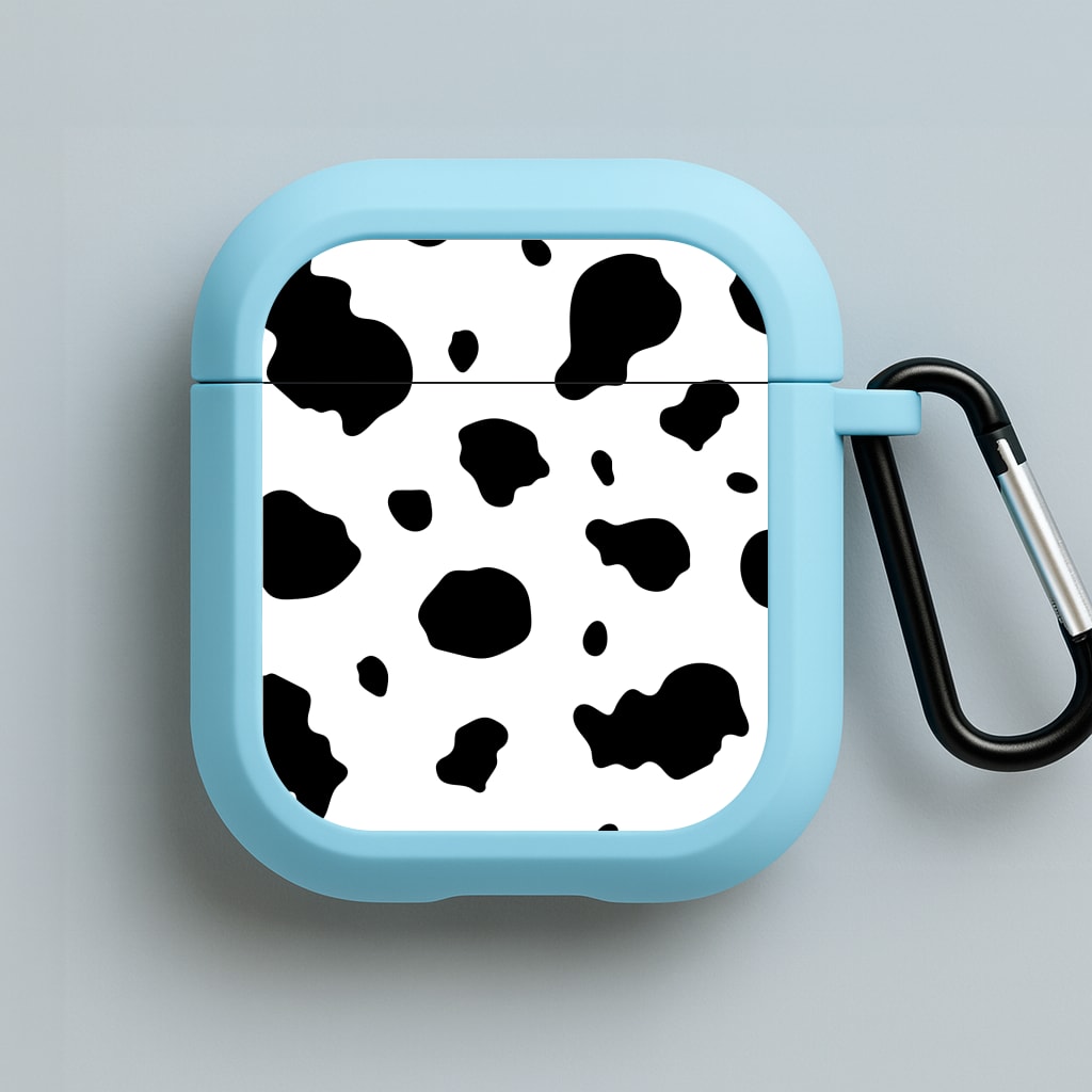 Cow Print 2 Blue AirPods Case