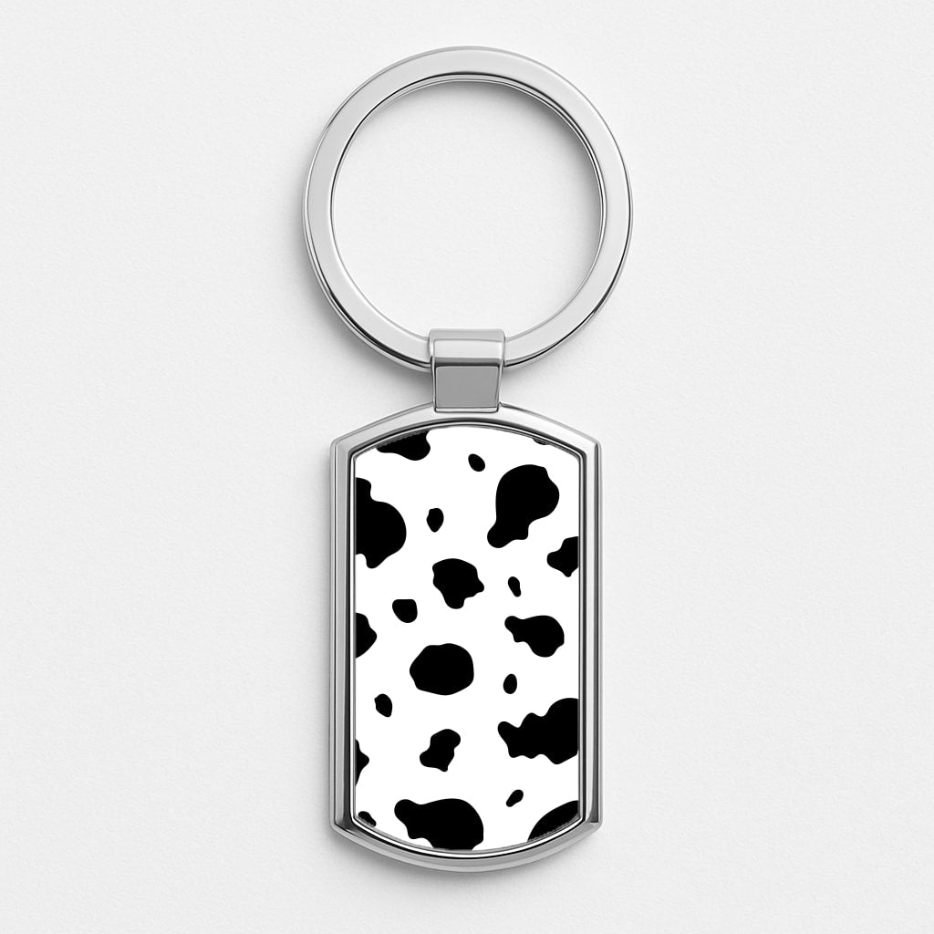 Cow Print 2 Luxury Keyring