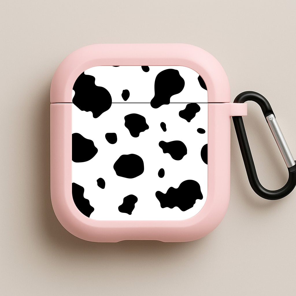 Cow Print 2 Pink AirPods Case