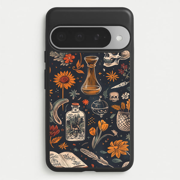 Apothecary Almanac Collage Phone Case - Google Pixel 10 Pro XL / Standard