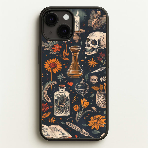 Apothecary Almanac Collage Phone Case - iPhone 13 Mini / Standard