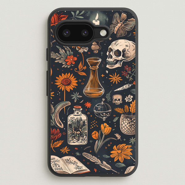 Apothecary Almanac Collage Phone Case - Google Pixel 9a / Standard
