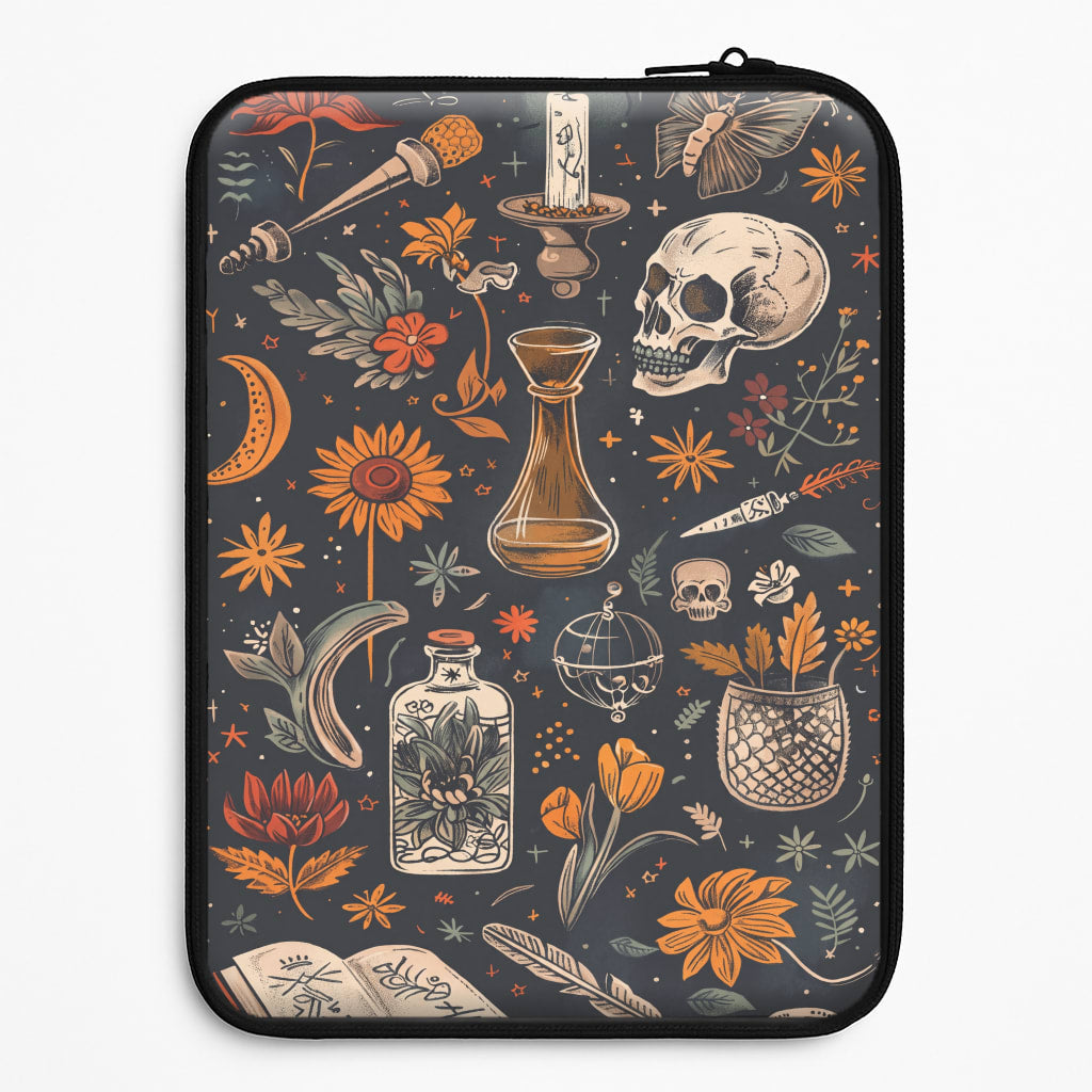 Apothecary Almanac Collage Laptop Sleeve