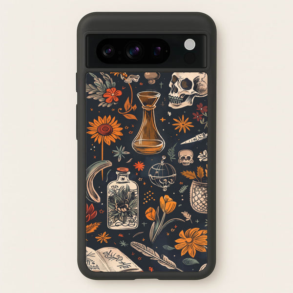Apothecary Almanac Collage Phone Case - Google Pixel 8 Pro / Standard