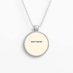 Suck It and See Circle Necklace