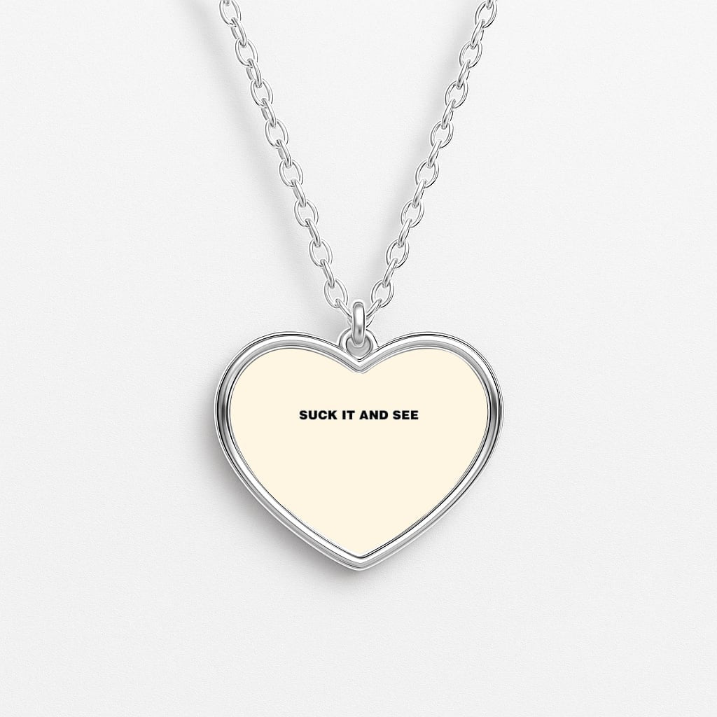 Suck It and See Heart Necklace