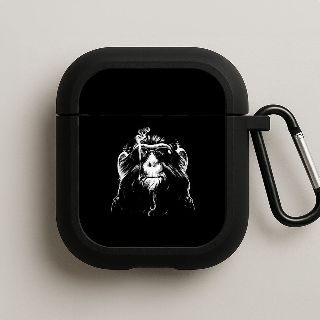 Smoking Monkey AirPods Case