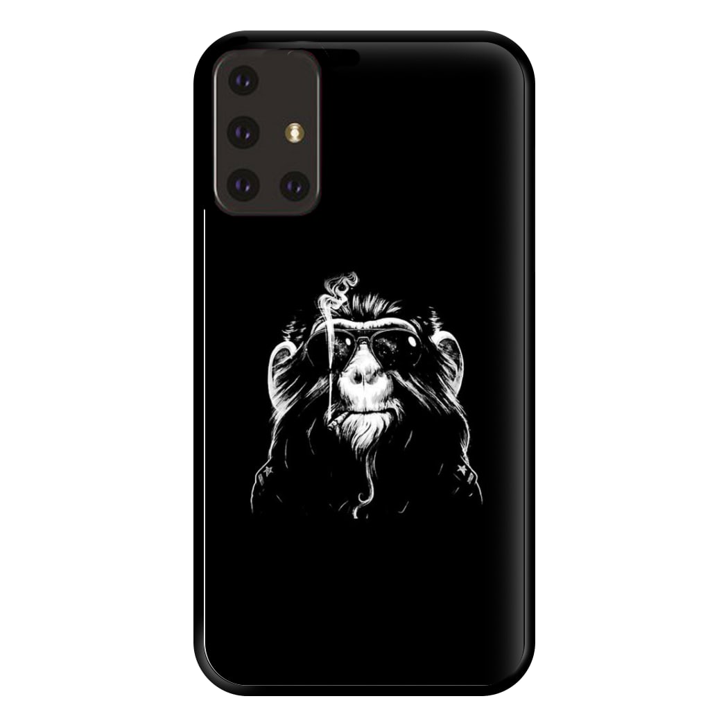 Smoking Monkey Phone Case for Galaxy A71