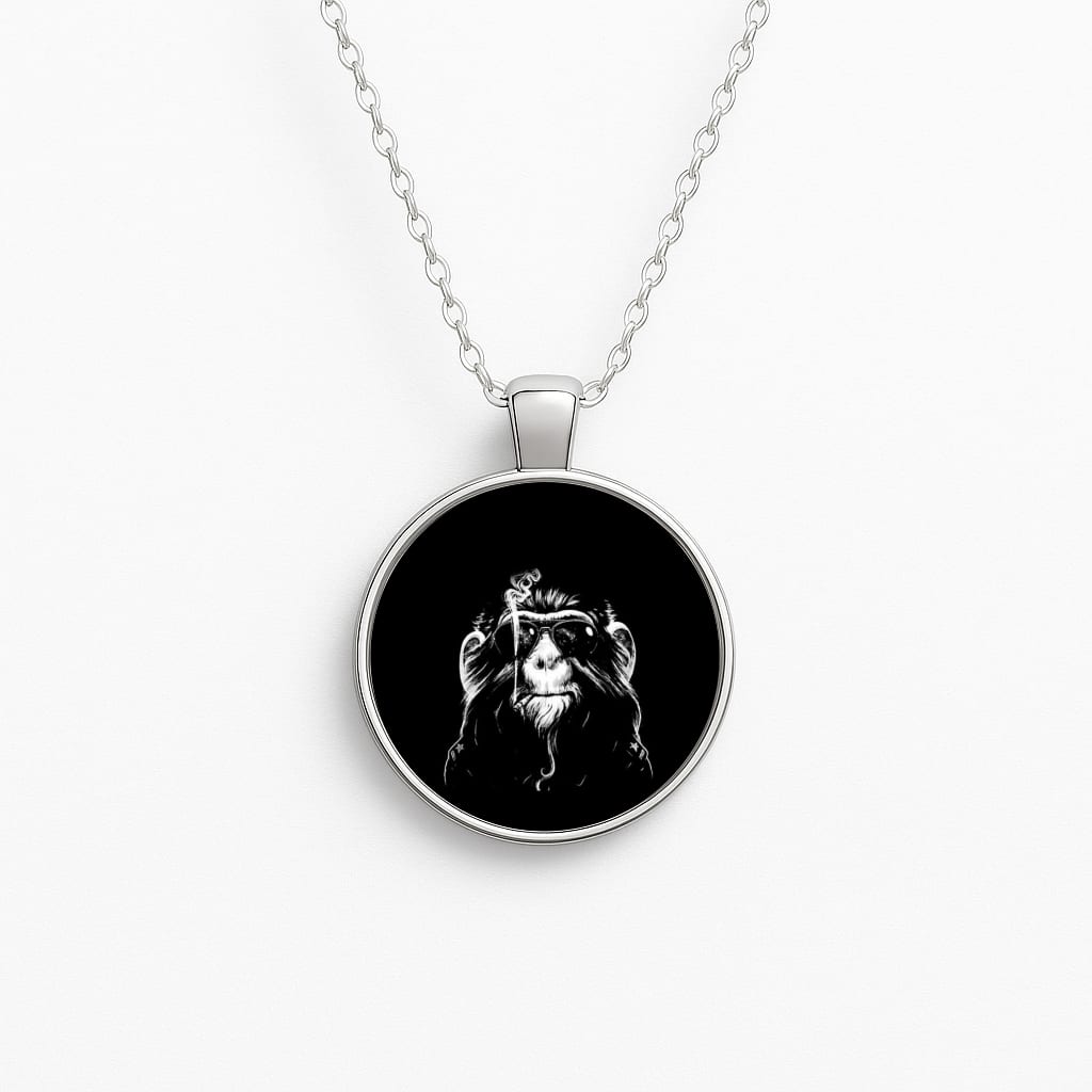 Smoking Monkey Necklace